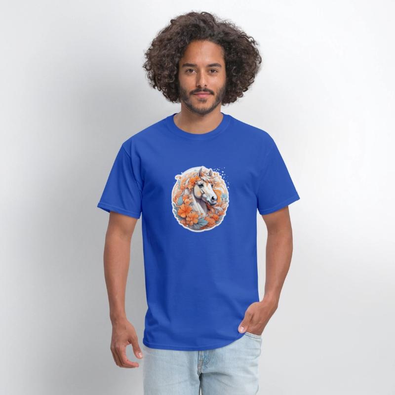 Cute horse nice Ai design t-shirt