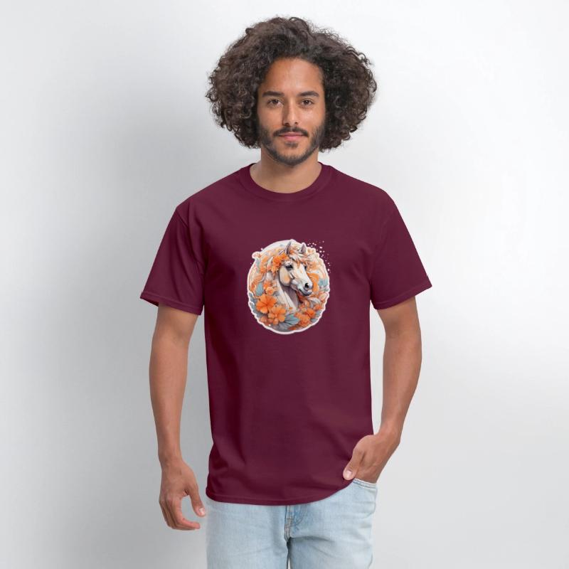 Cute horse nice Ai design t-shirt
