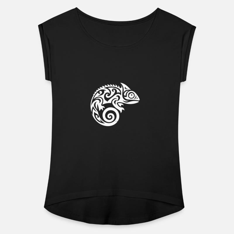 Cute Little Baby Chameleon Tattoo