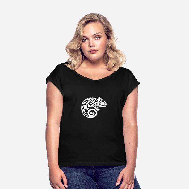 Cute Little Baby Chameleon Tattoo