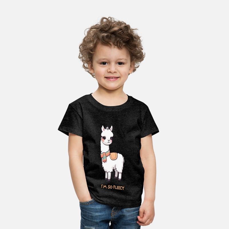 Cute Llama with Scarf & Saddle