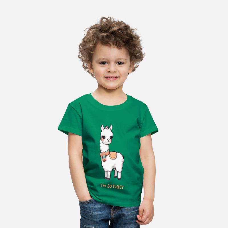 Cute Llama with Scarf & Saddle