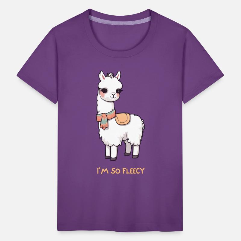 Cute Llama with Scarf & Saddle
