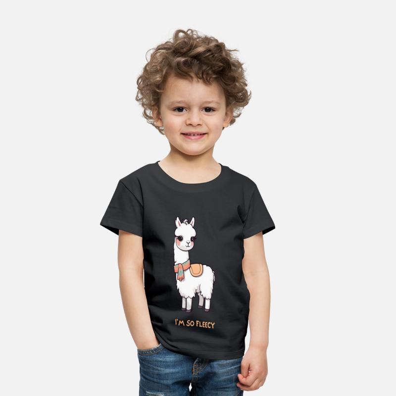 Cute Llama with Scarf & Saddle