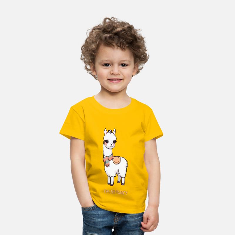 Cute Llama with Scarf & Saddle