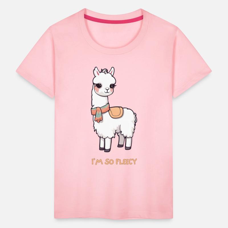 Cute Llama with Scarf & Saddle