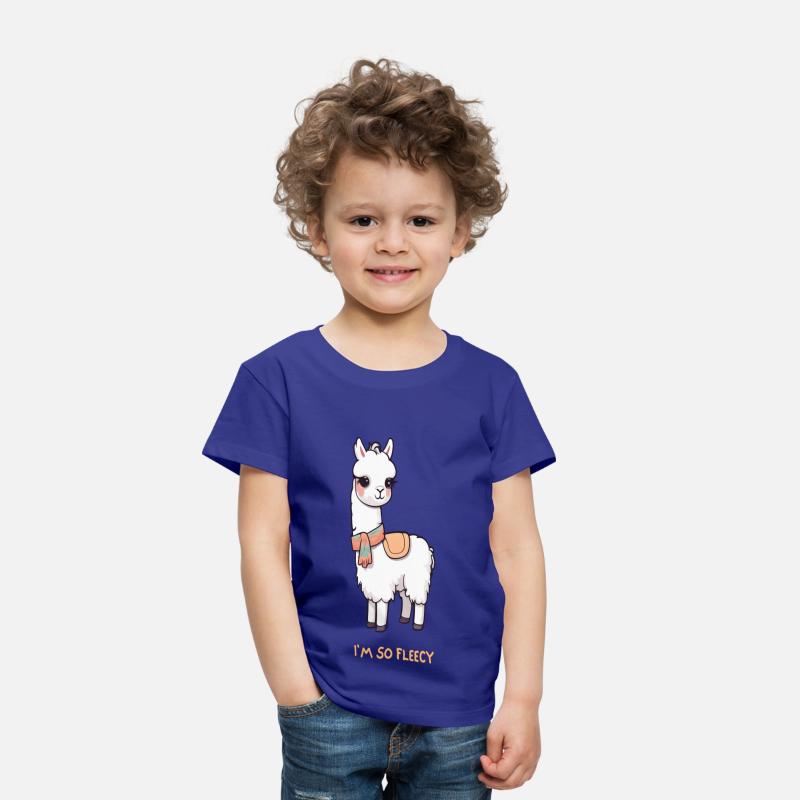 Cute Llama with Scarf & Saddle