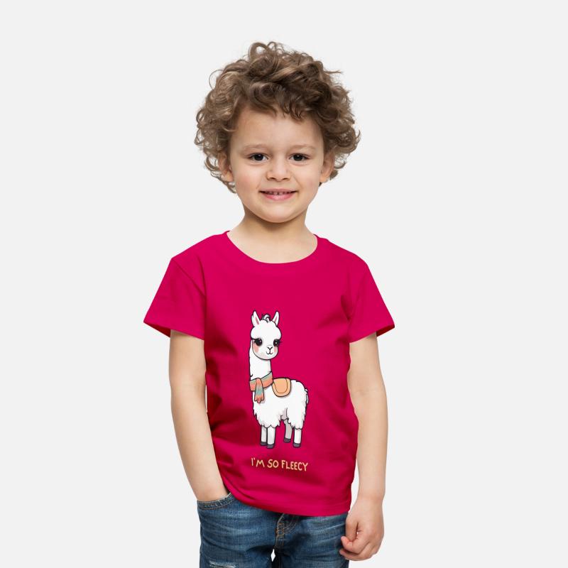 Cute Llama with Scarf & Saddle