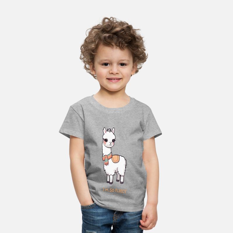 Cute Llama with Scarf & Saddle