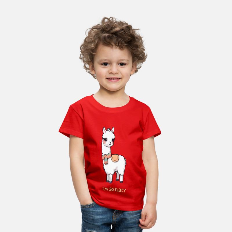 Cute Llama with Scarf & Saddle