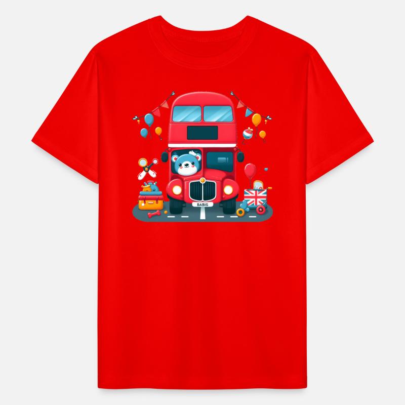 Cute London Double Deck Bus and Teddy Bear