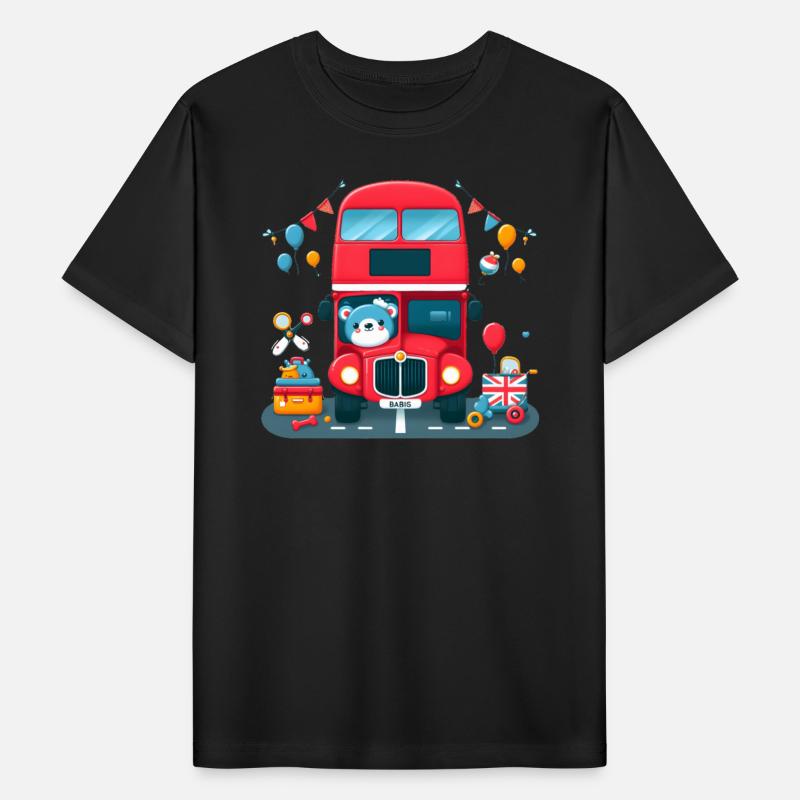 Cute London Double Deck Bus and Teddy Bear