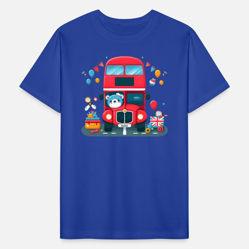 Cute London Double Deck Bus and Teddy Bear