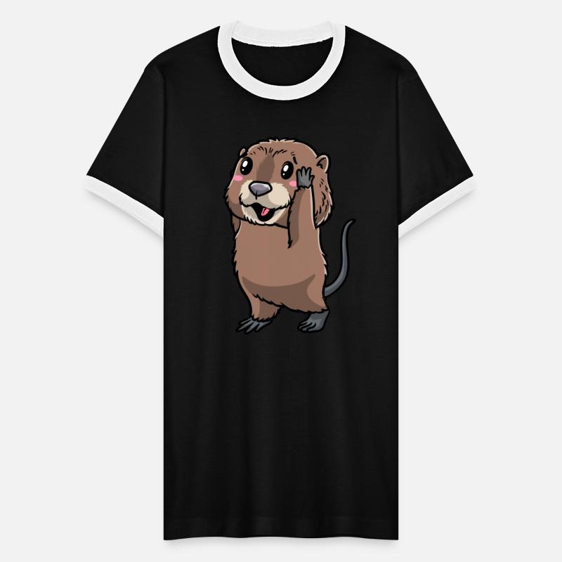 Cute Muskrat Emoticon Rodent Animal Lovers