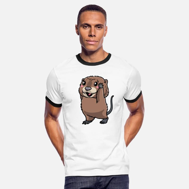 Cute Muskrat Emoticon Rodent Animal Lovers