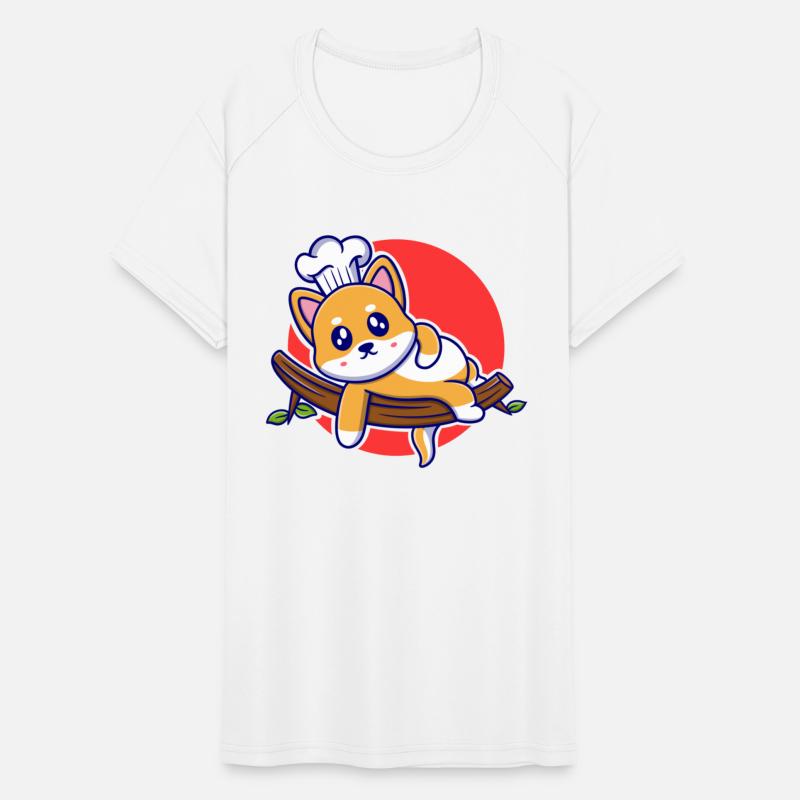 Cute puppies cartoon illustration