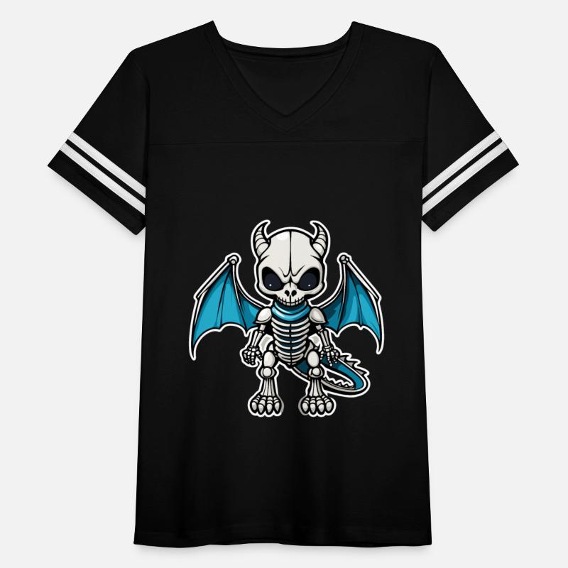 Cute Skeleton Dragon Illustration