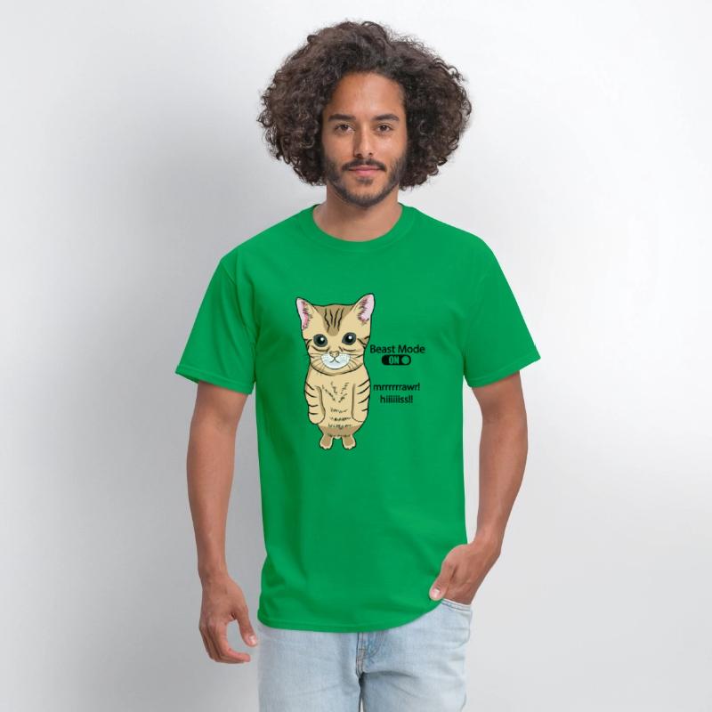 Cute Standing Cat Meme Beast the Mode ON Funny