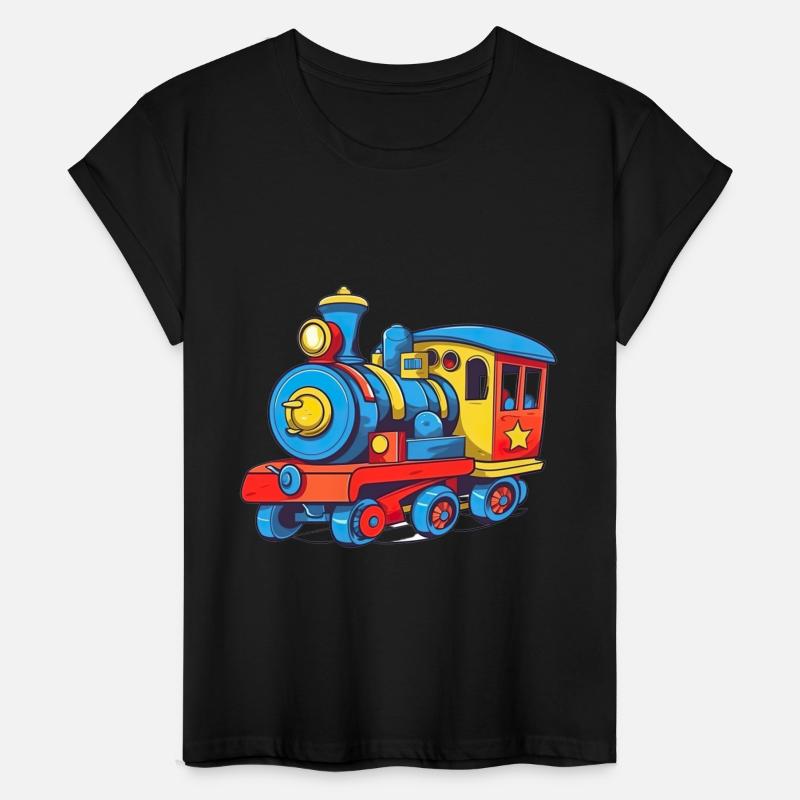 Cute Train Railroad Locomotive
