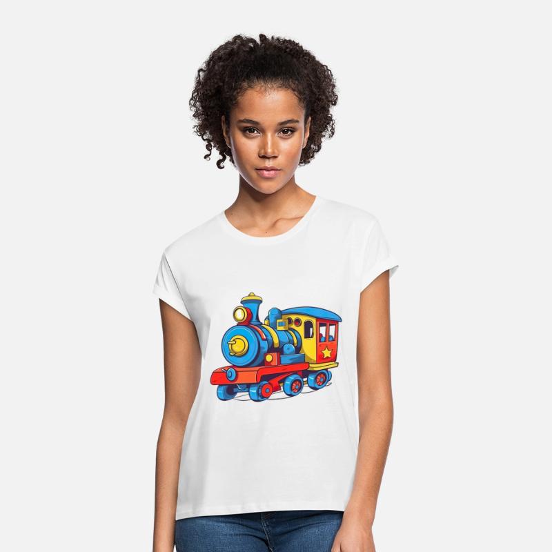 Cute Train Railroad Locomotive