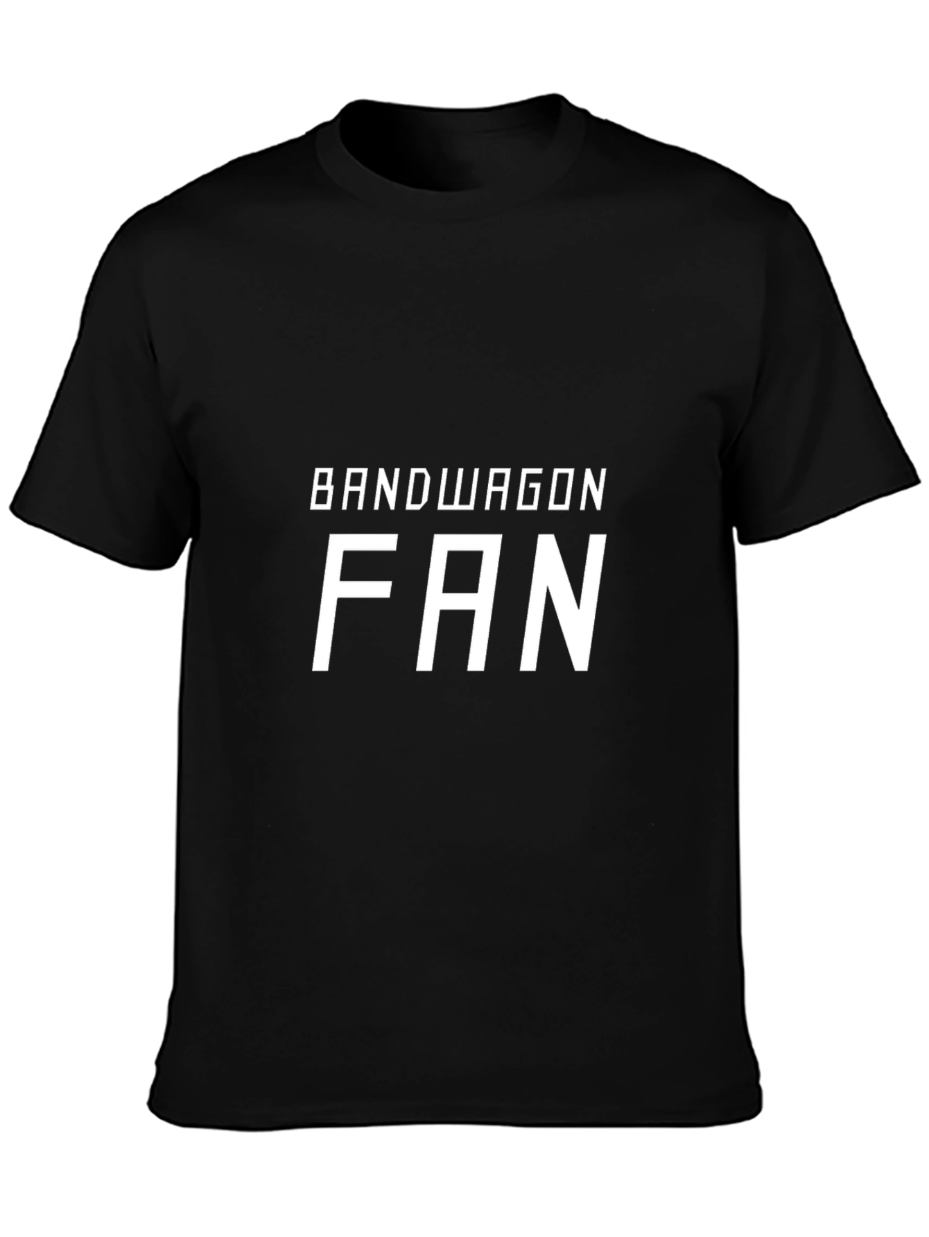 Bandwagon Fan Black T-Shirt - Casual Tee