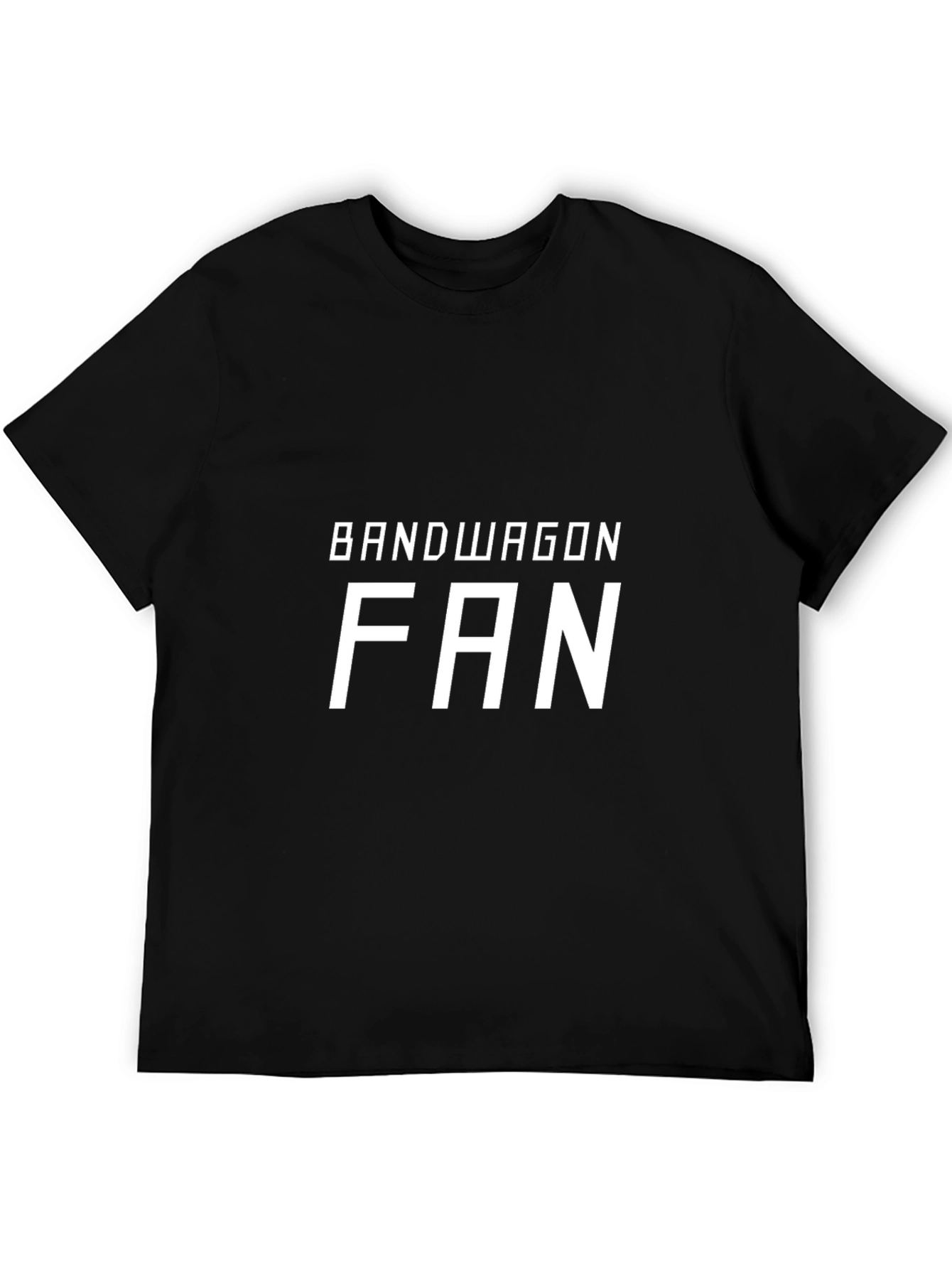 Bandwagon Fan Black T-Shirt - Casual Tee