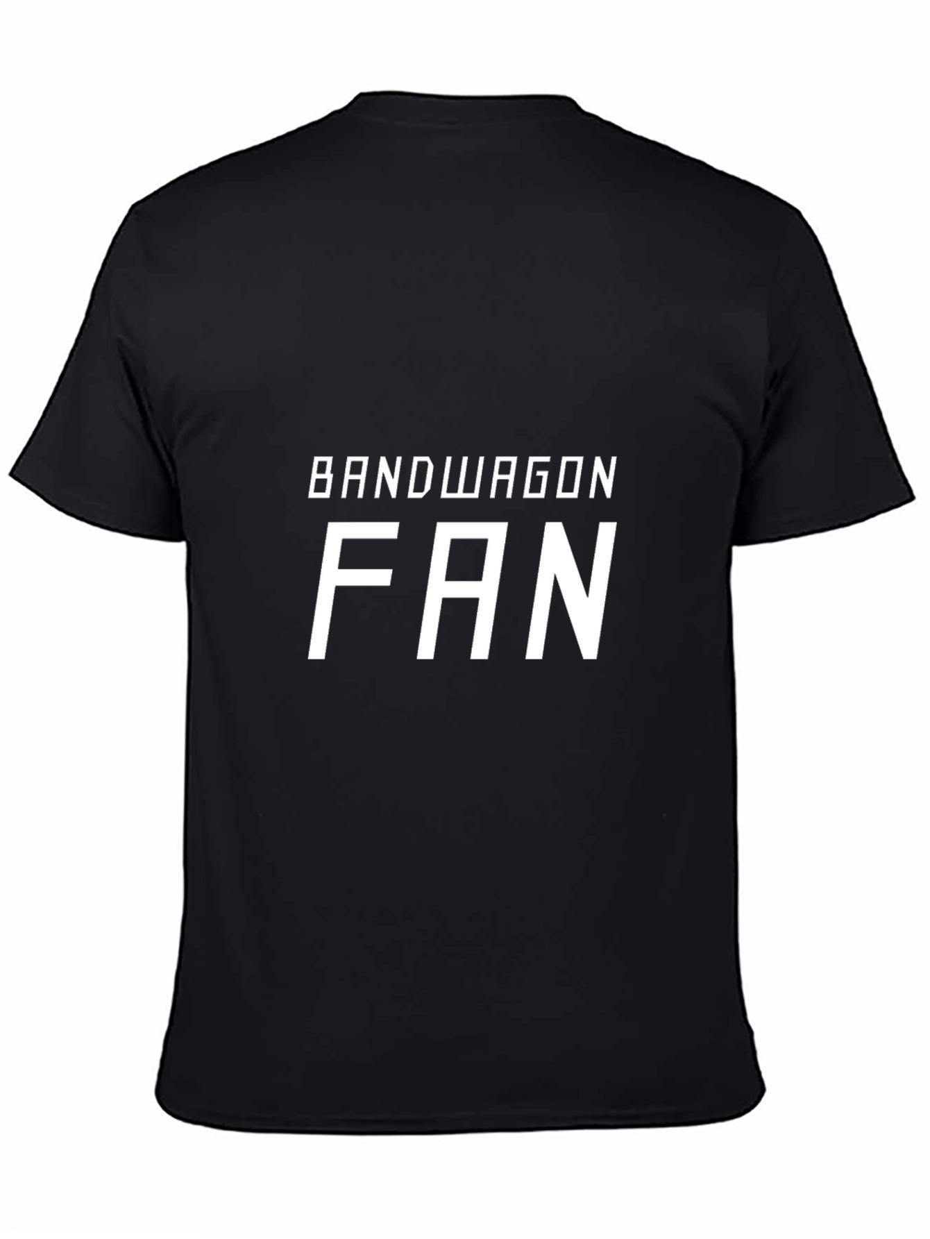 Bandwagon Fan Black T-Shirt - Casual Tee