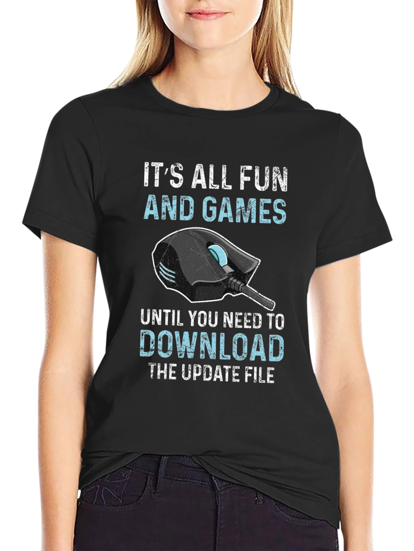 Gamer T-Shirt - Funny Gaming Update Quote
