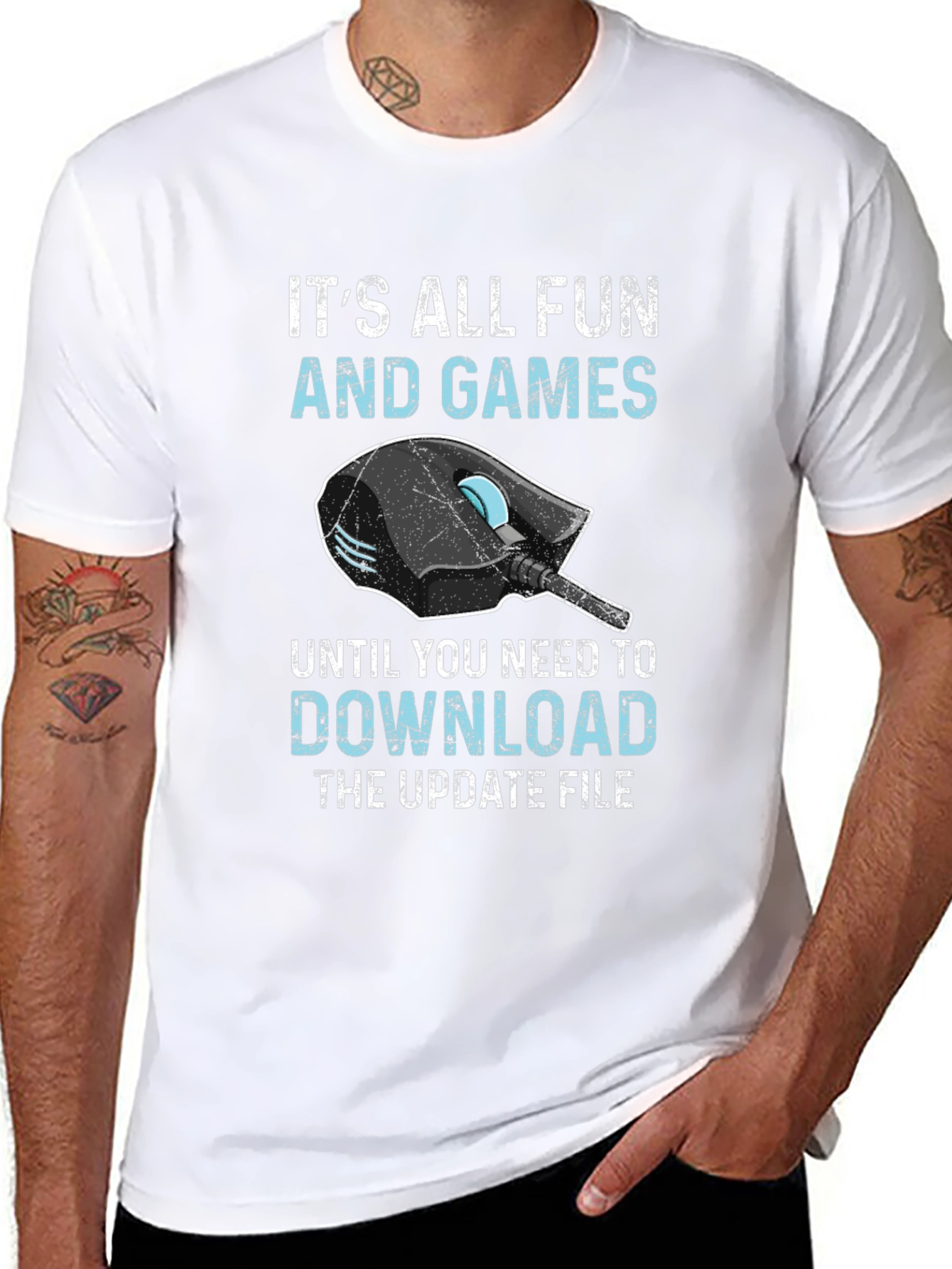Gamer T-Shirt - Funny Gaming Update Quote