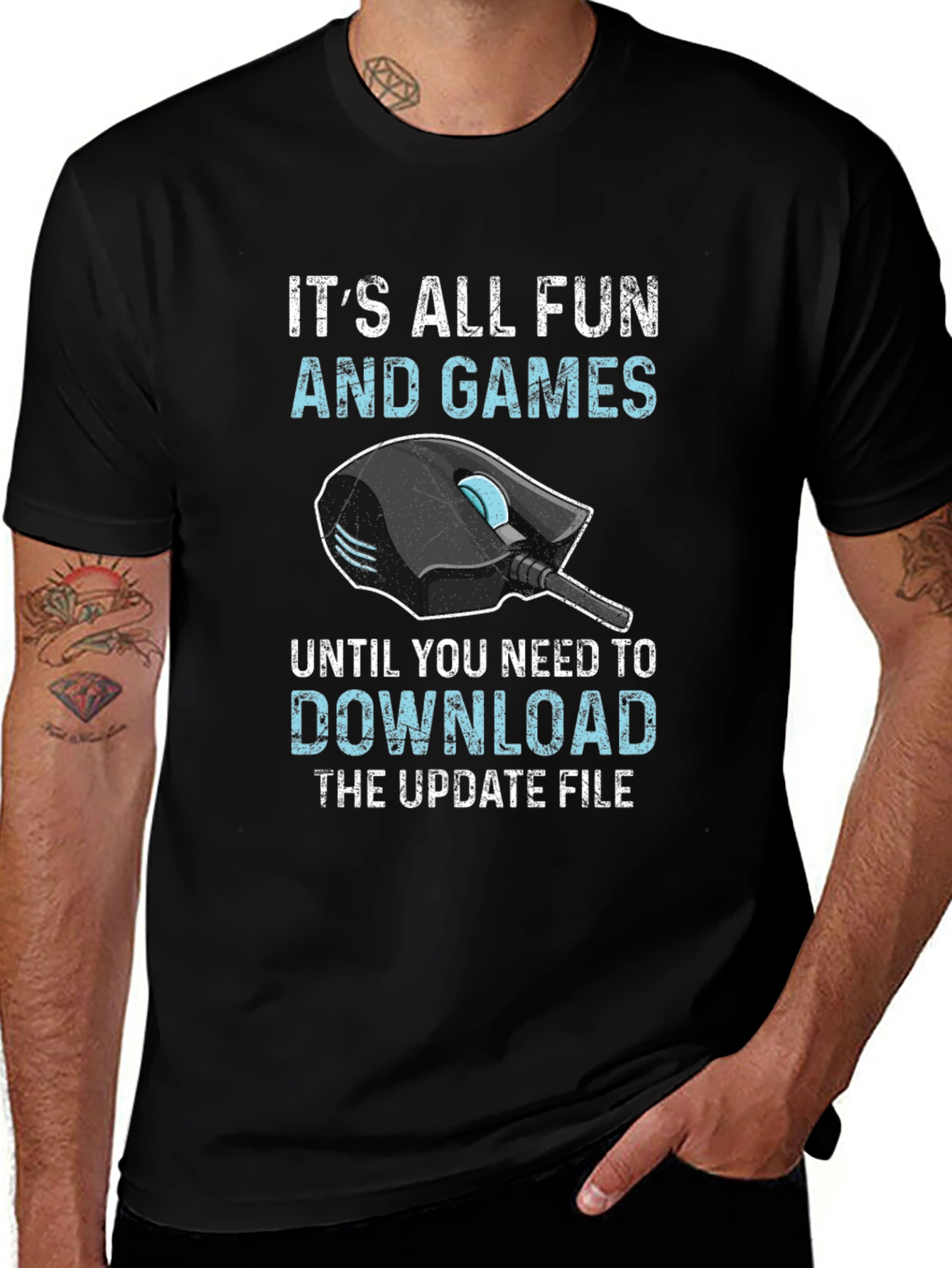 Gamer T-Shirt - Funny Gaming Update Quote