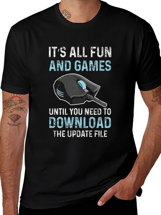 Gamer T-Shirt - Funny Gaming Update Quote