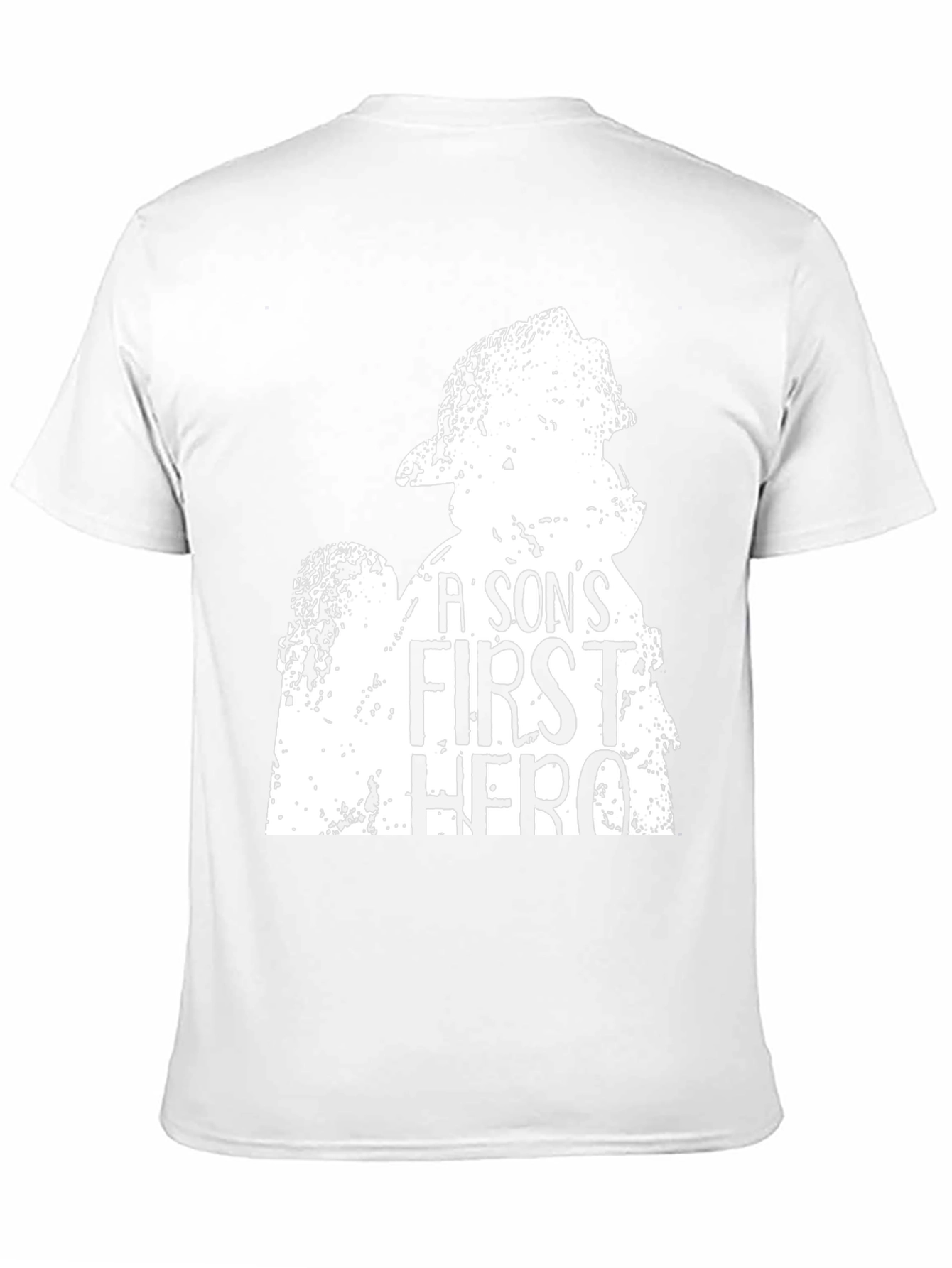 Firefighter Sons First Hero Black T-Shirt