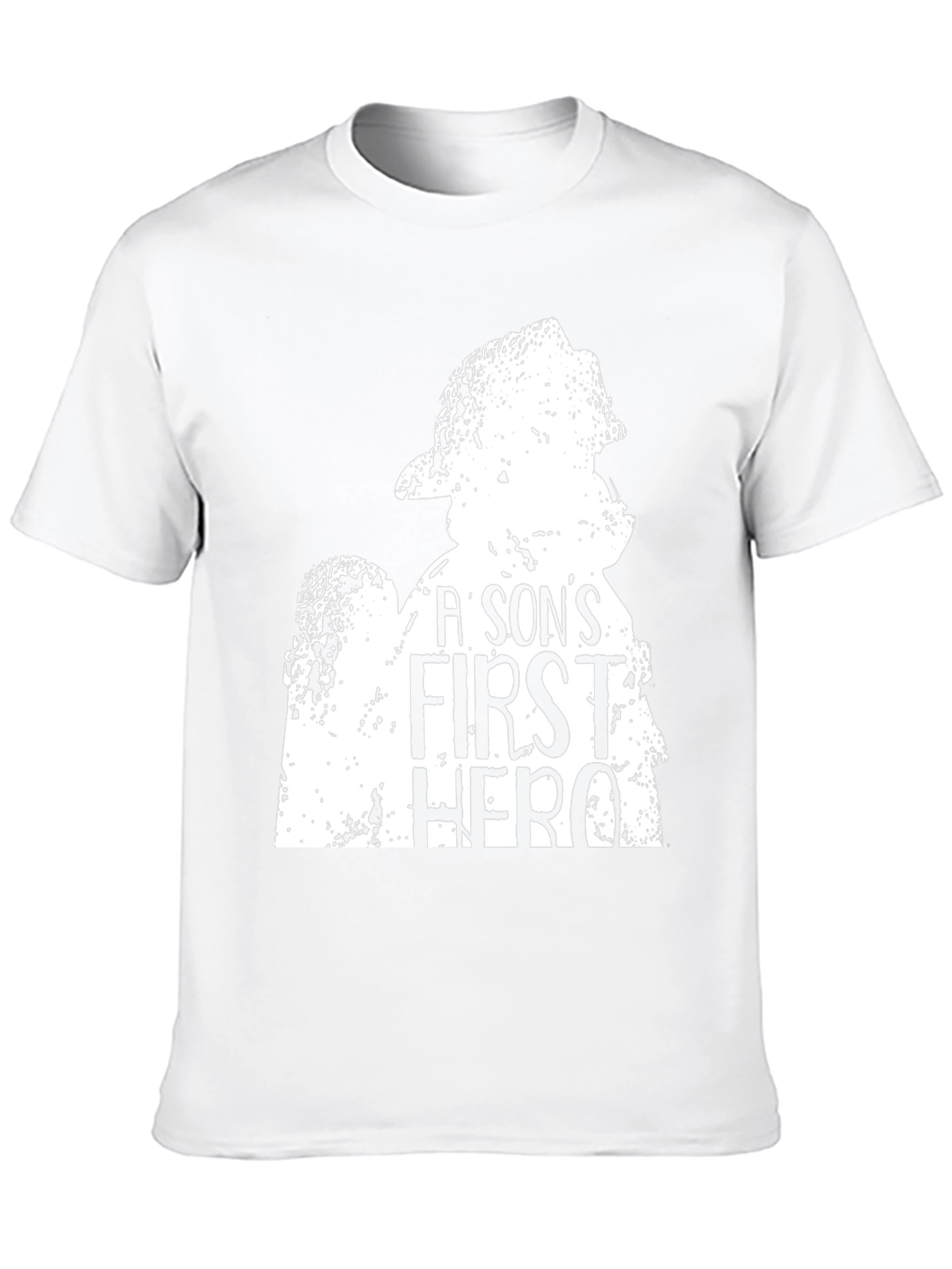 Firefighter Sons First Hero Black T-Shirt