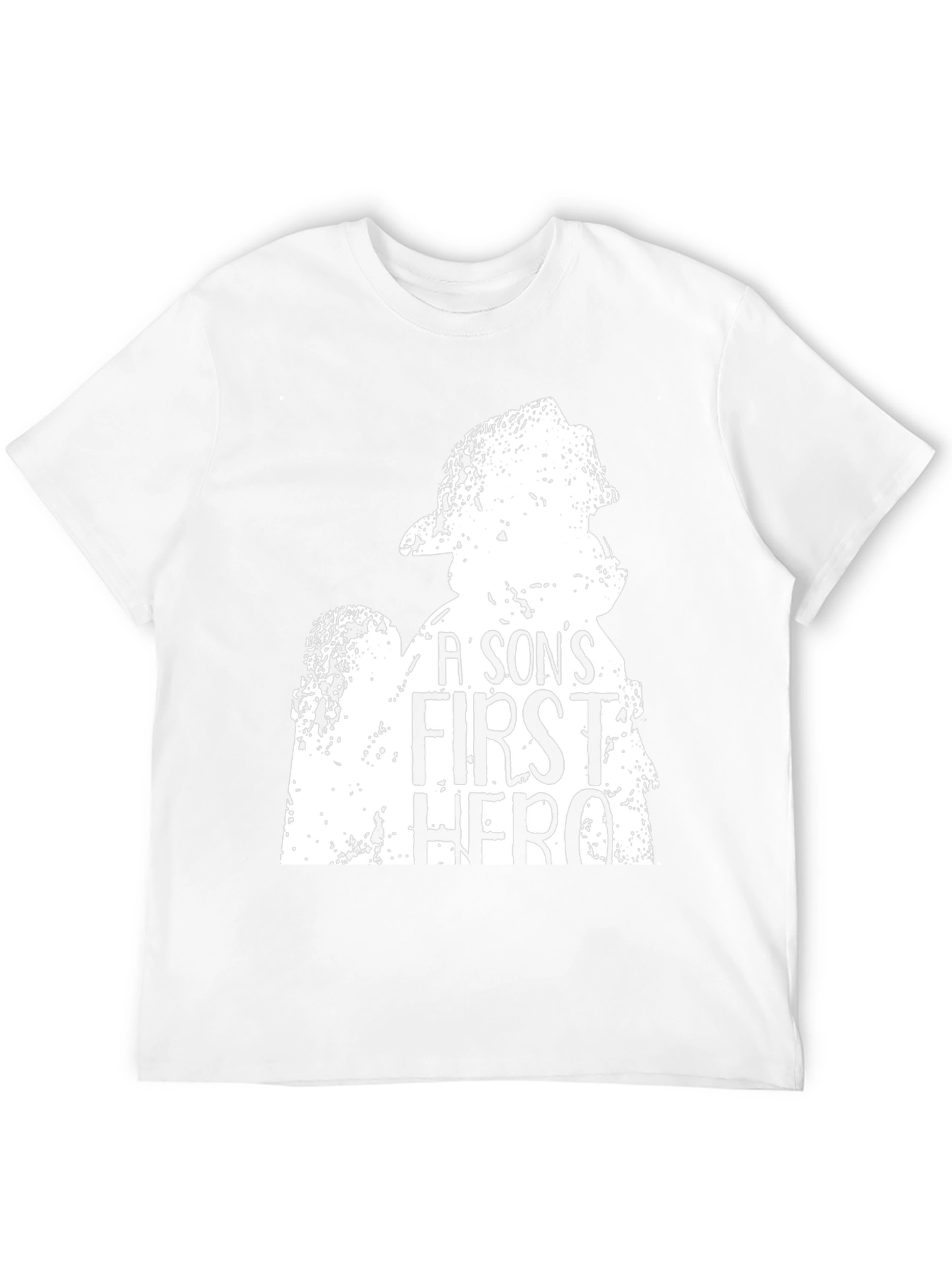 Firefighter Sons First Hero Black T-Shirt