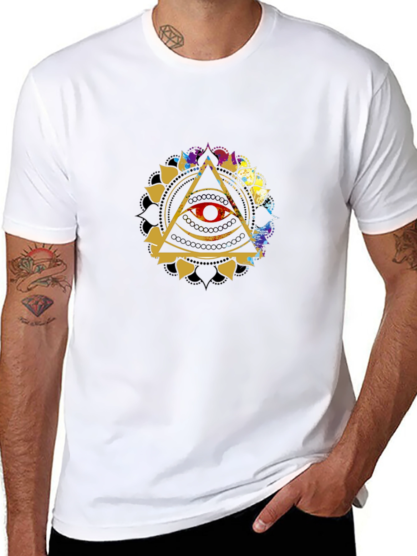 Illuminati Eye T-Shirt - Black Graphic Tee