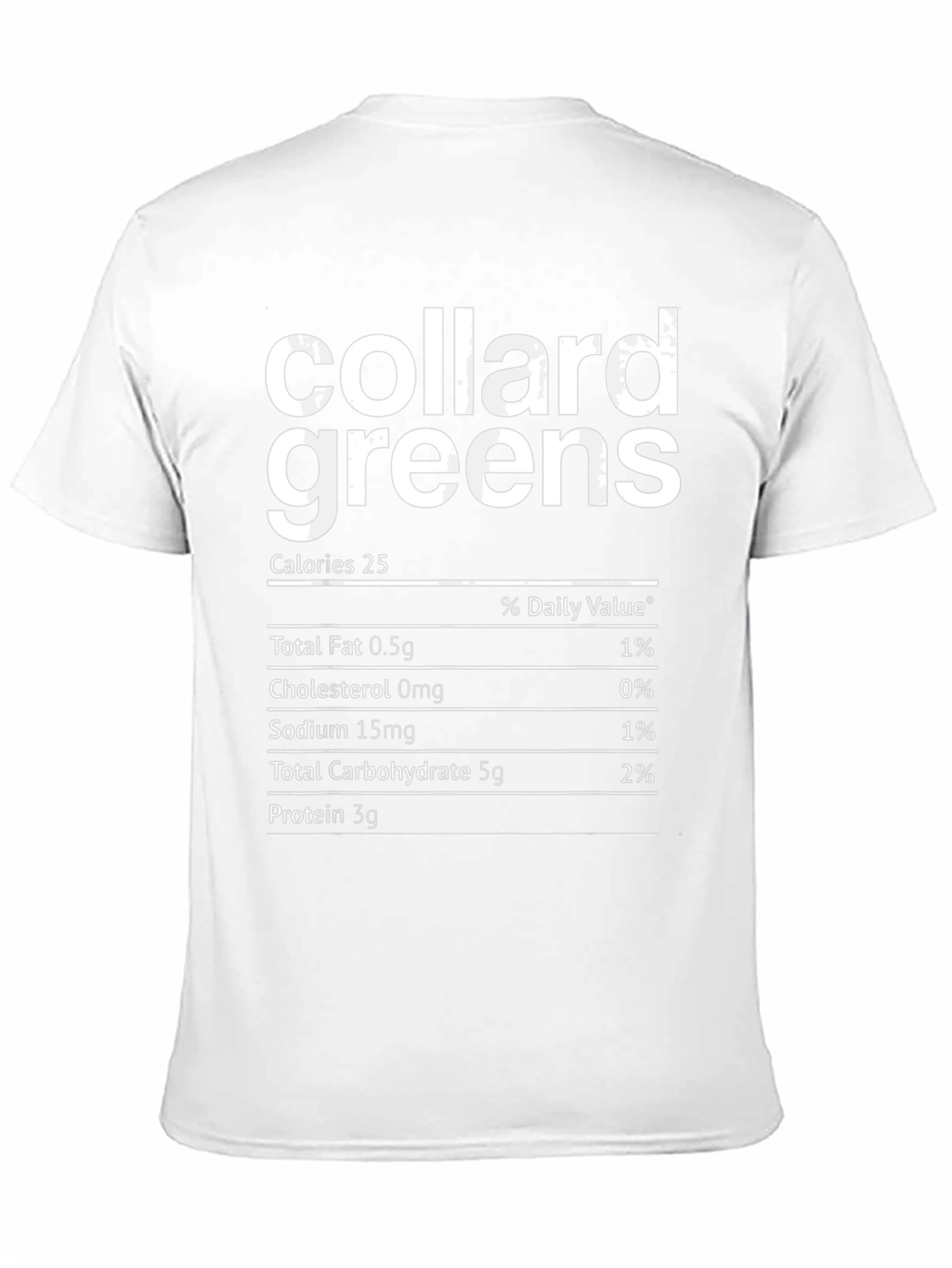 Collard Greens Nutrition Facts T-Shirt