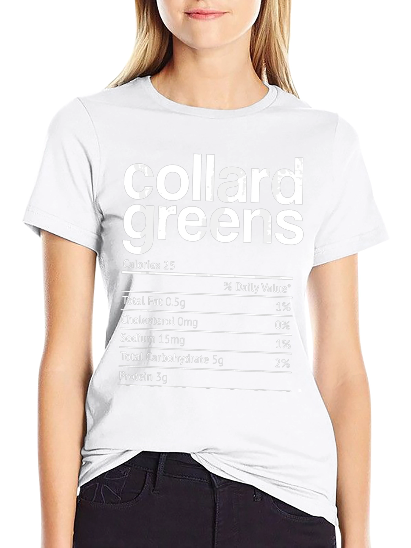 Collard Greens Nutrition Facts T-Shirt