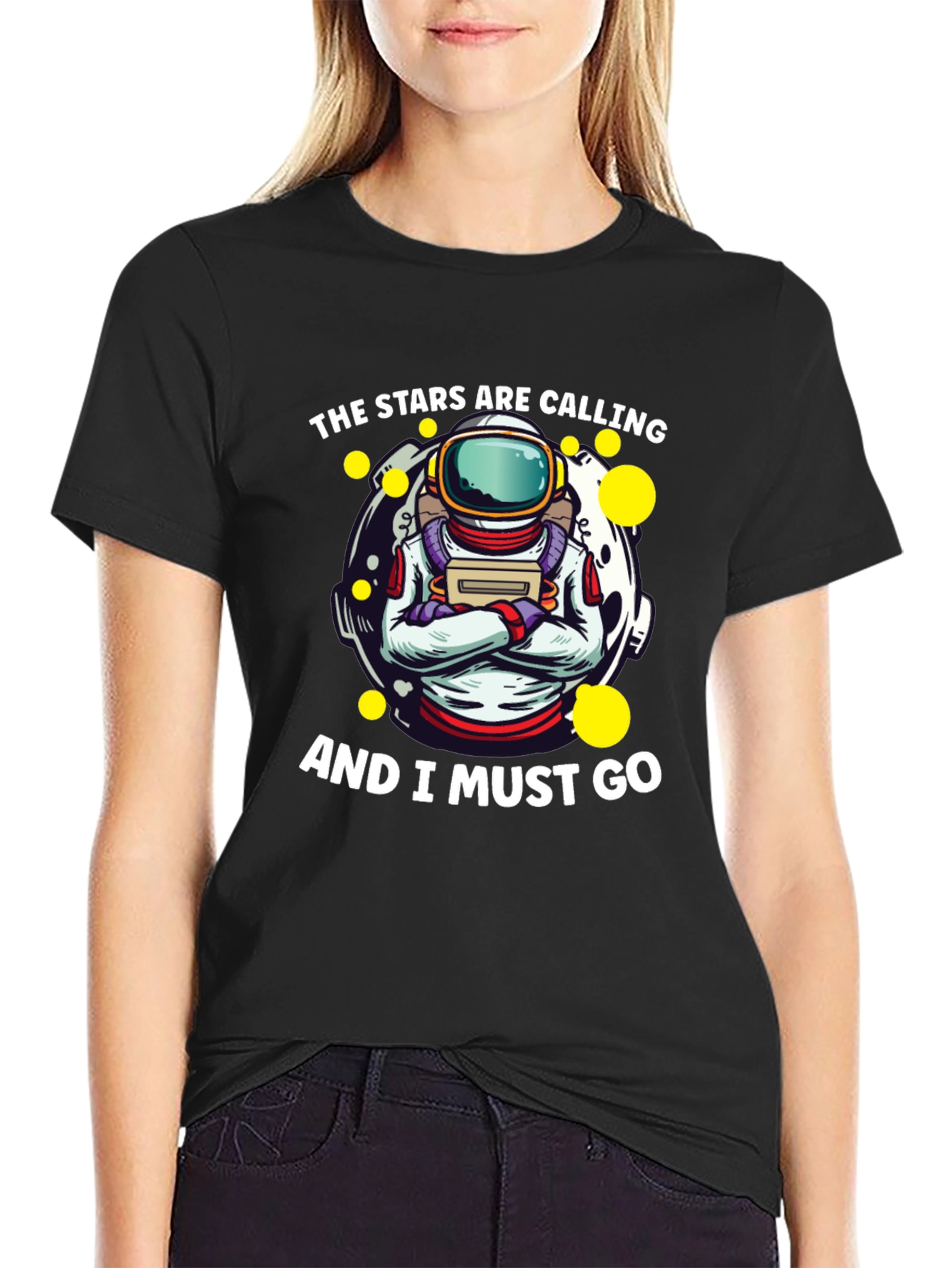 Astronaut Stars Are Calling Graphic T-Shirt