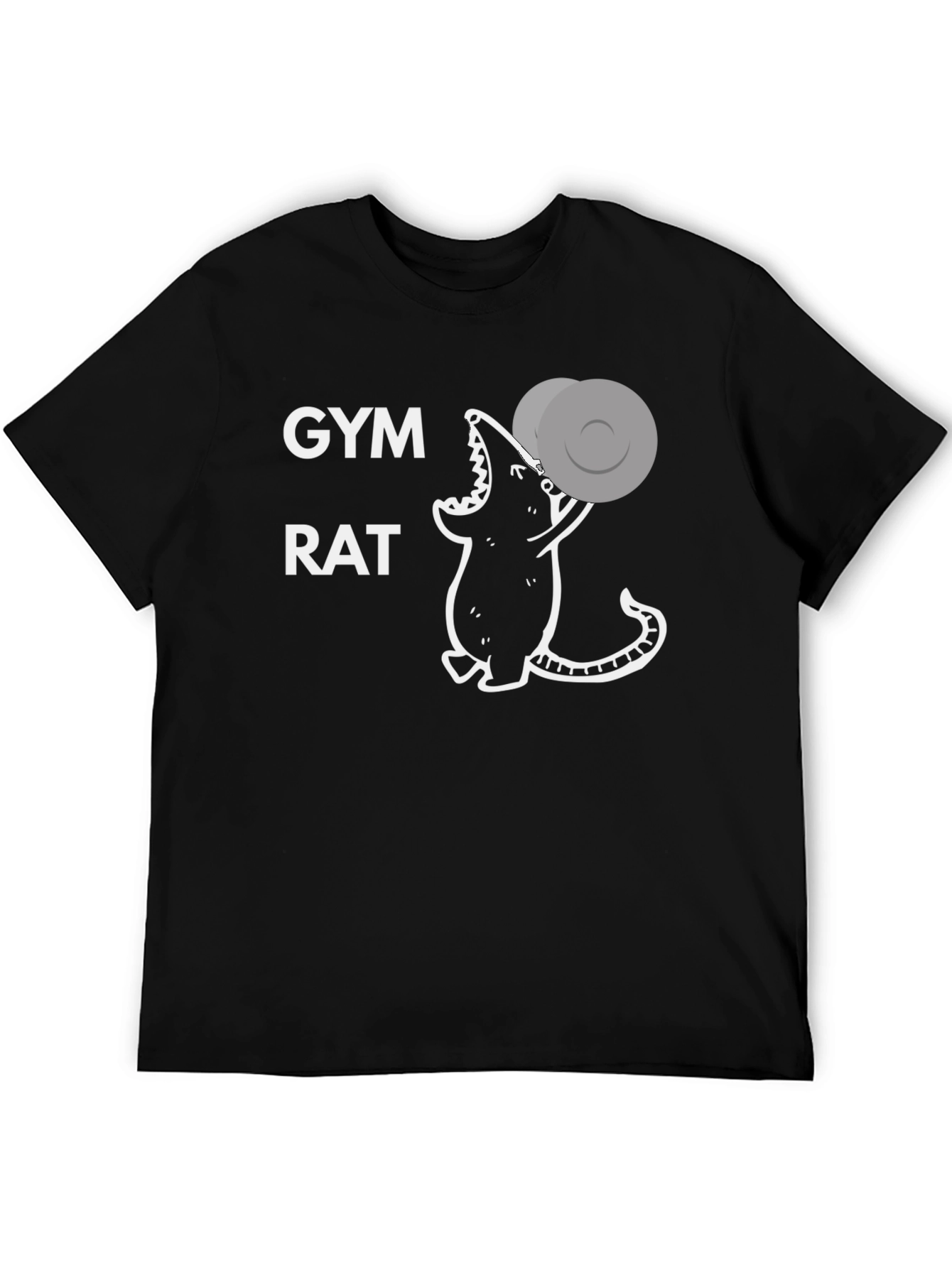 Gym Rat T-Shirt - Workout Mouse Design