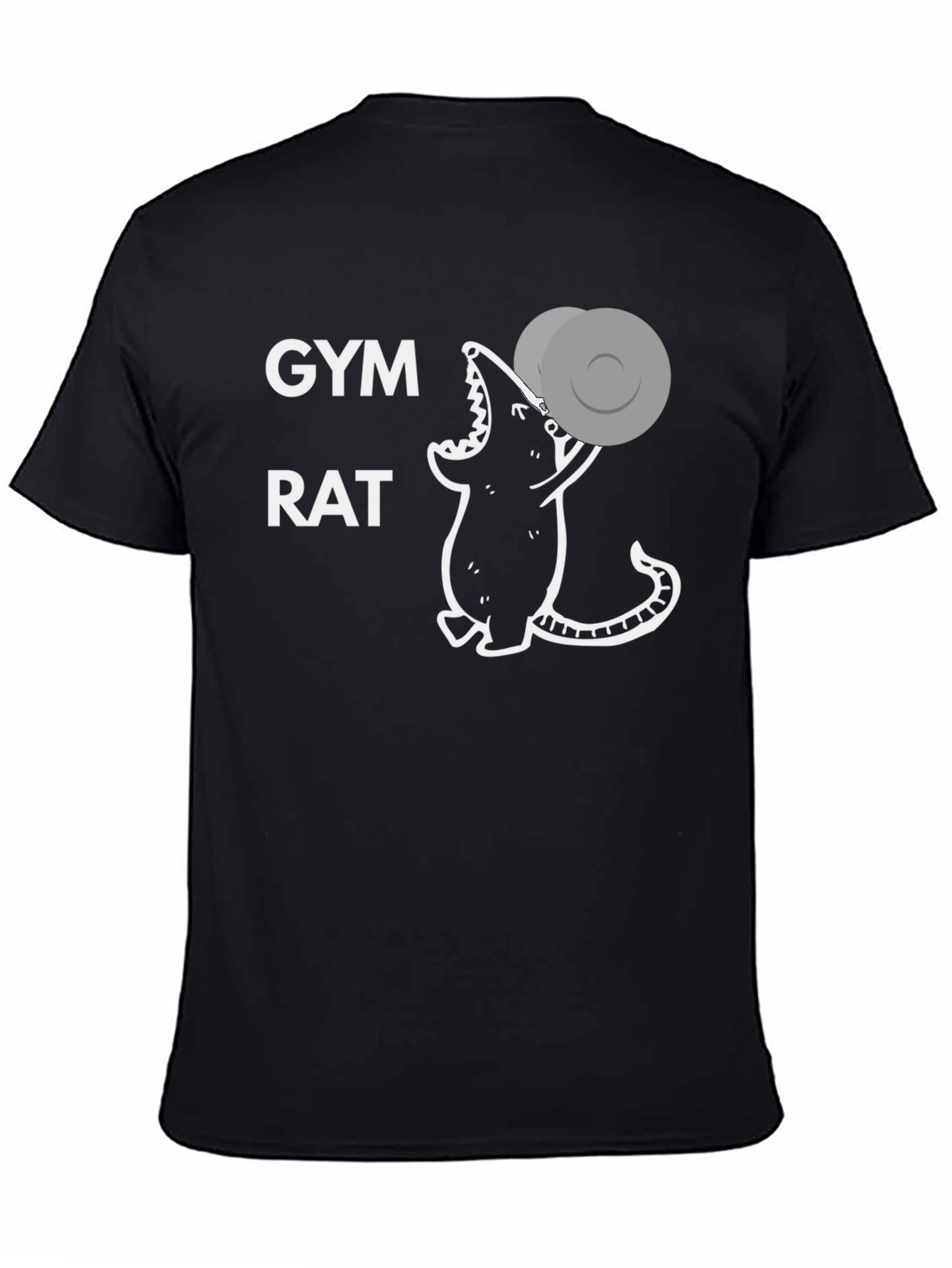 Gym Rat T-Shirt - Workout Mouse Design