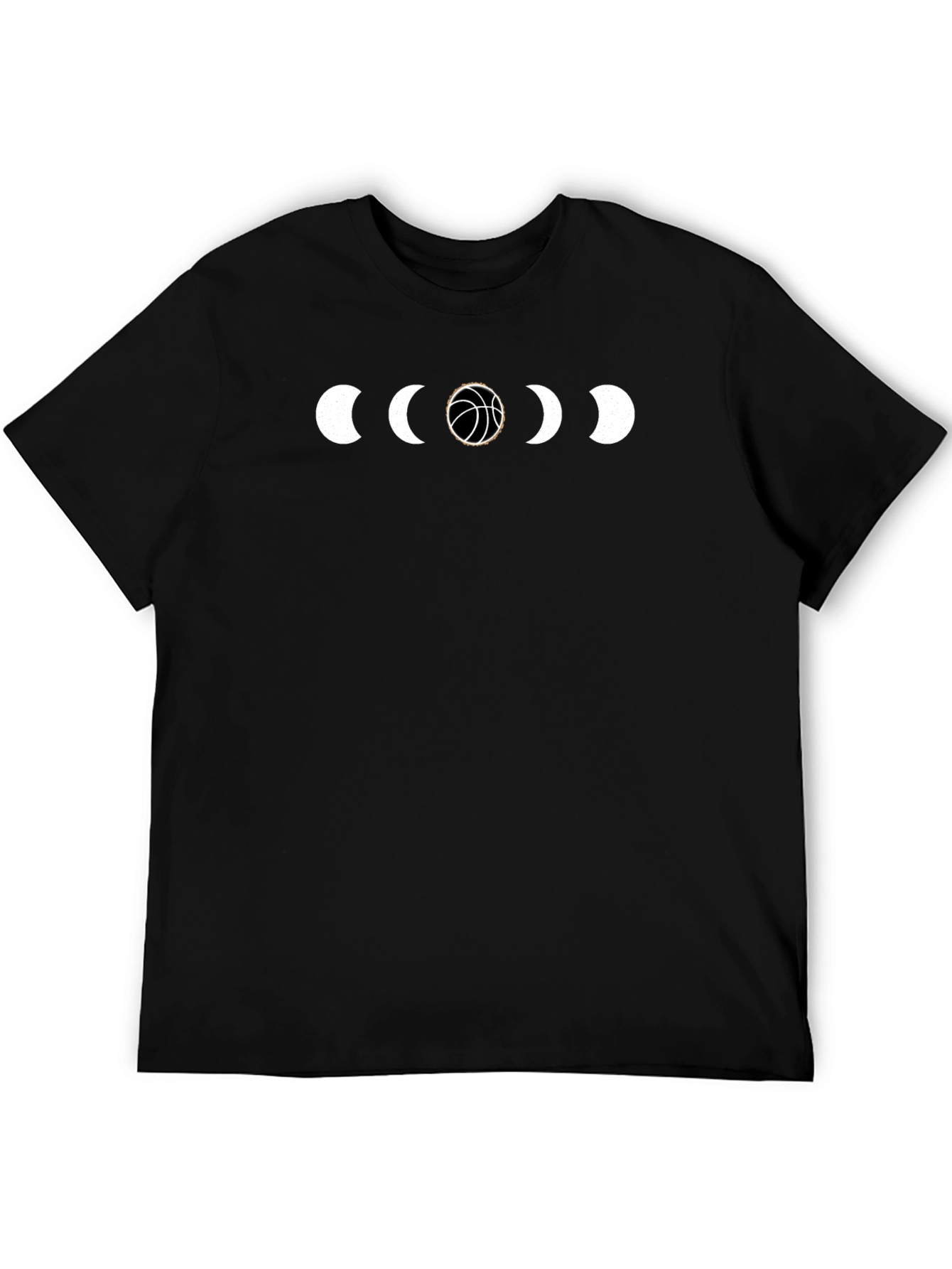 Basketball Moon Phases Graphic Tee