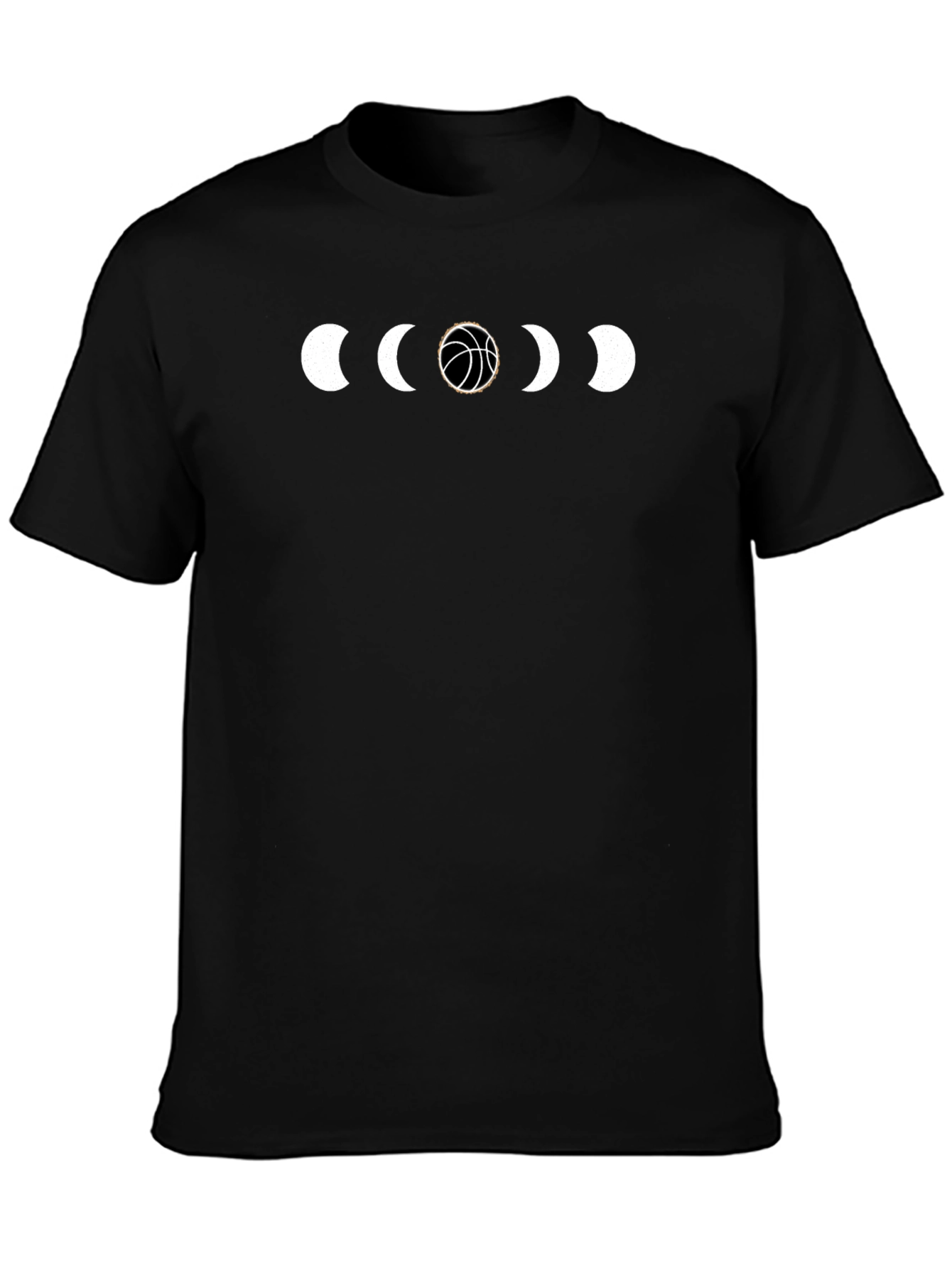 Basketball Moon Phases Graphic Tee