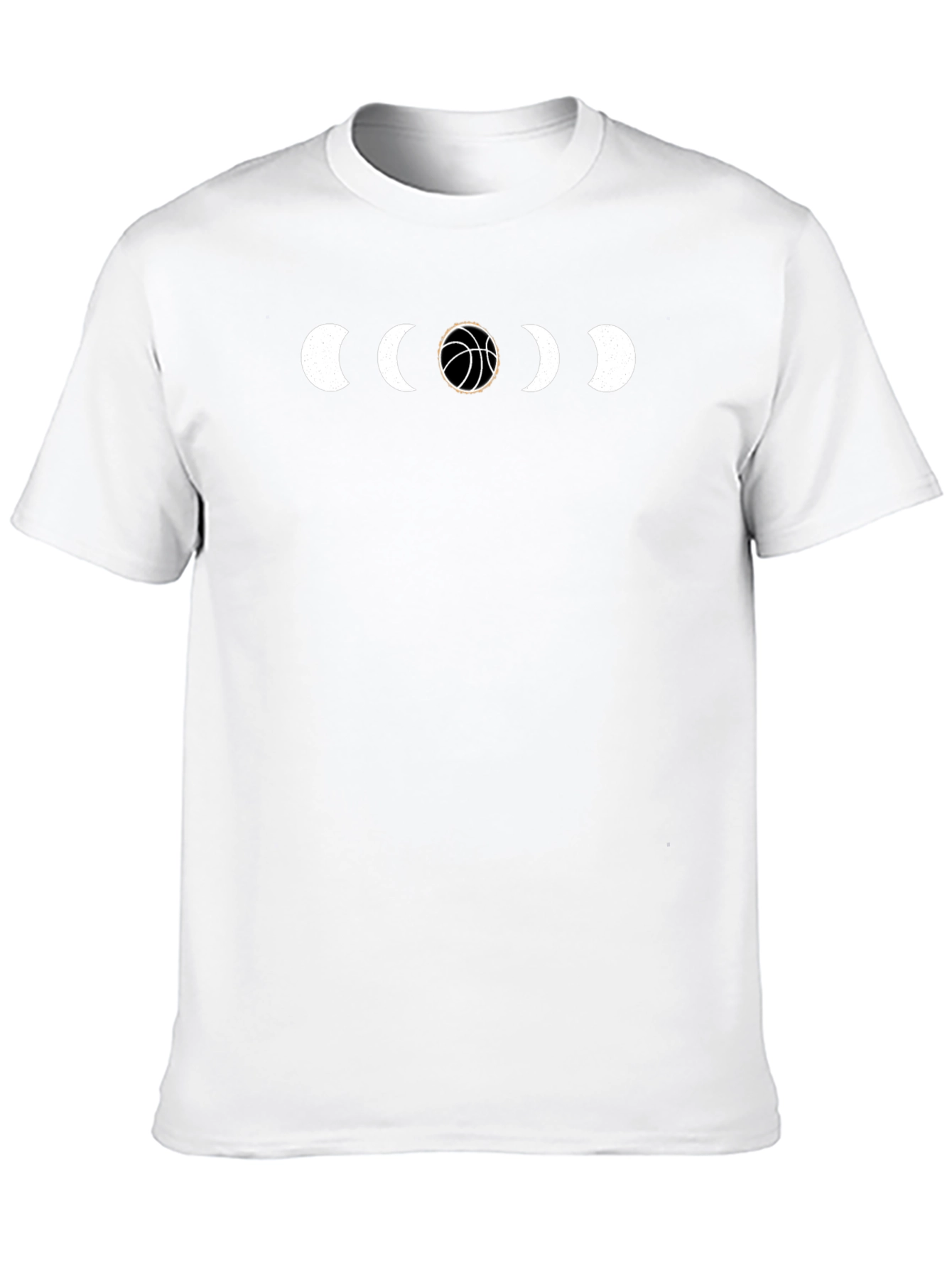 Basketball Moon Phases Graphic Tee