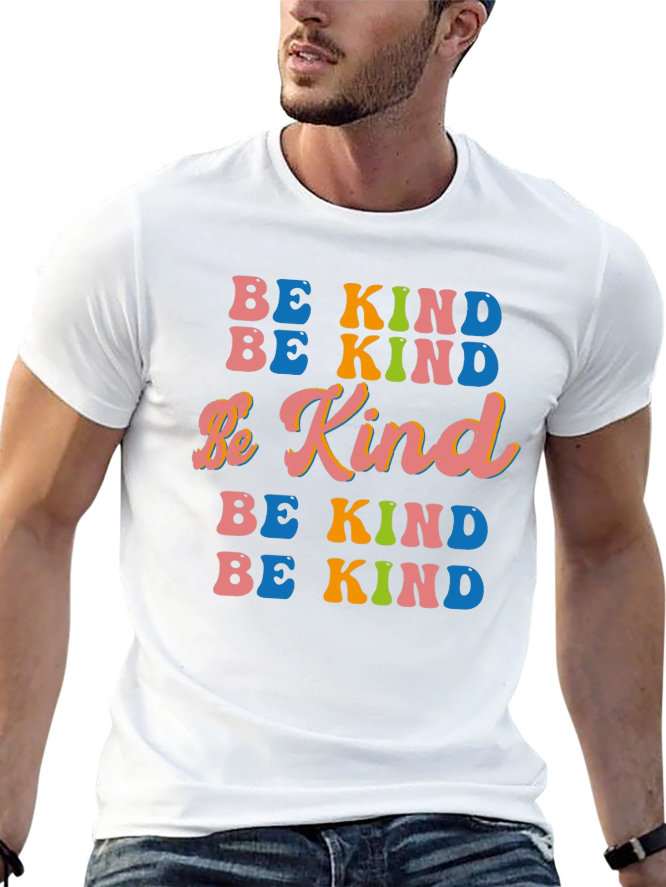 Be Kind Graphic Tee - Retro Style Shirt