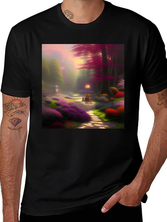 Enchanted Forest Graphic Tee - Whimsical Design