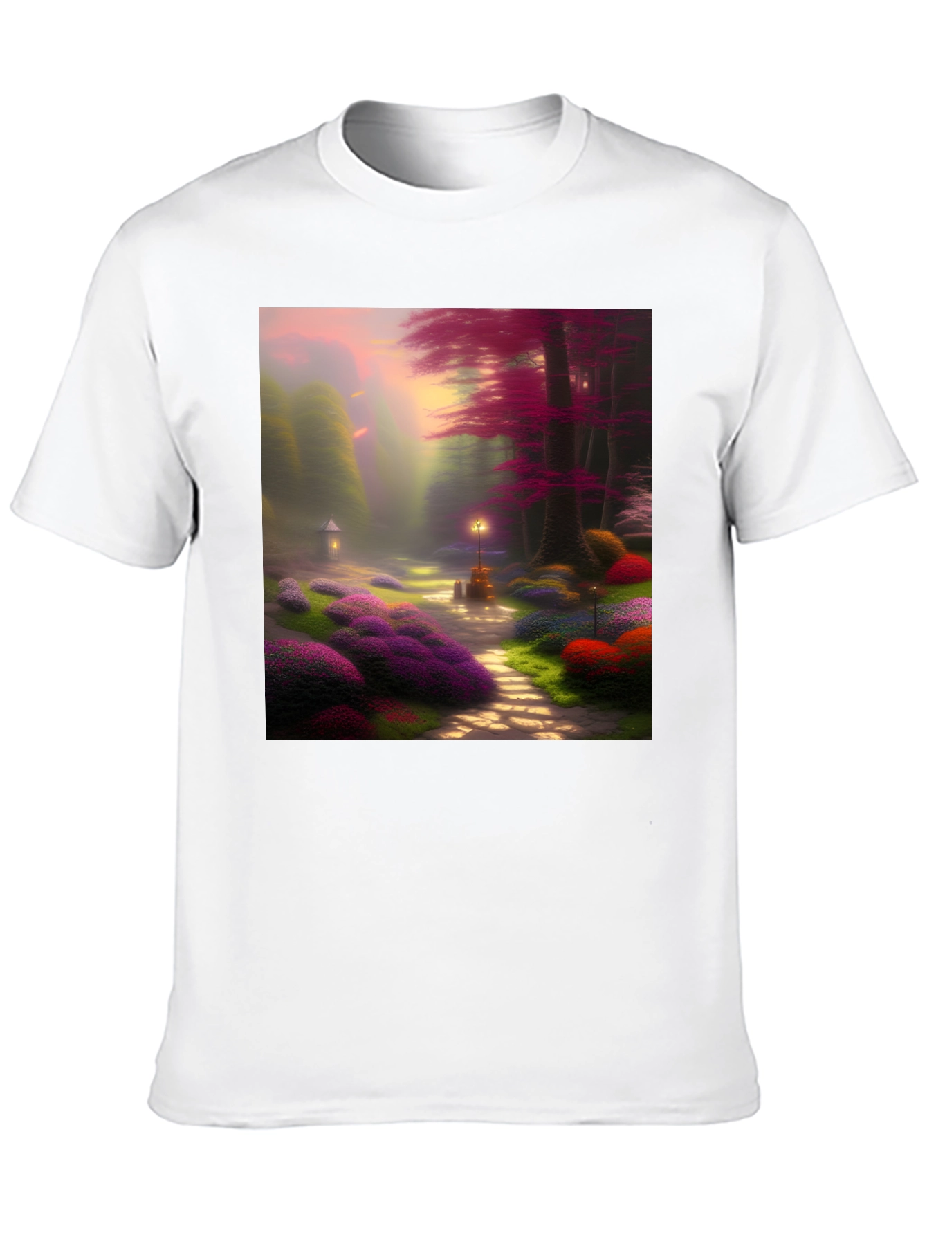 Enchanted Forest Graphic Tee - Whimsical Design