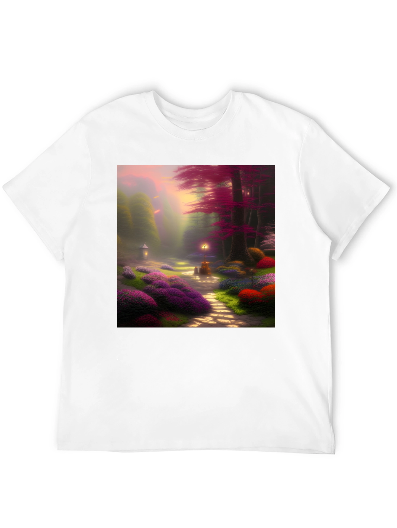 Enchanted Forest Graphic Tee - Whimsical Design