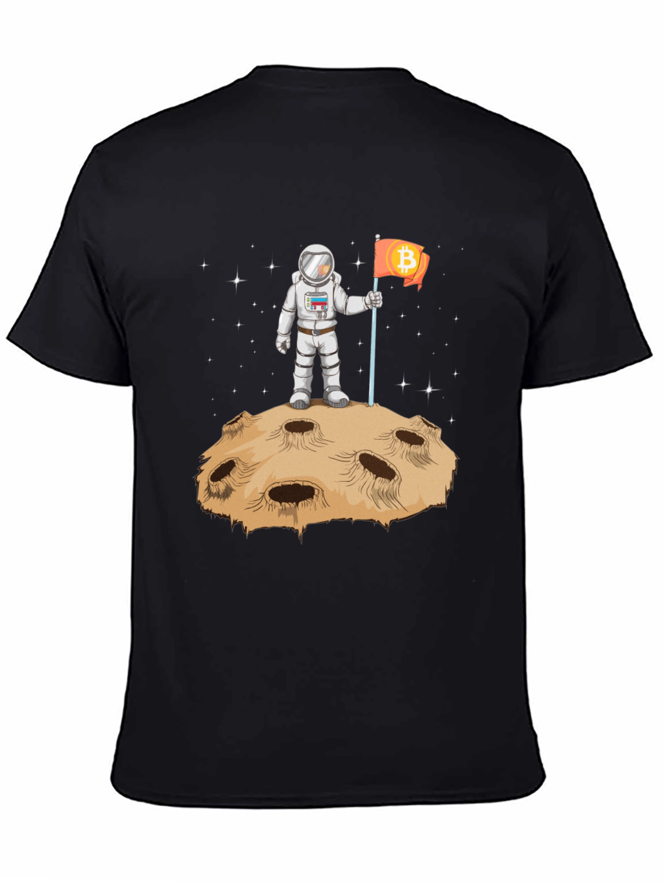 Bitcoin to the Moon T-Shirt - Astronaut Design