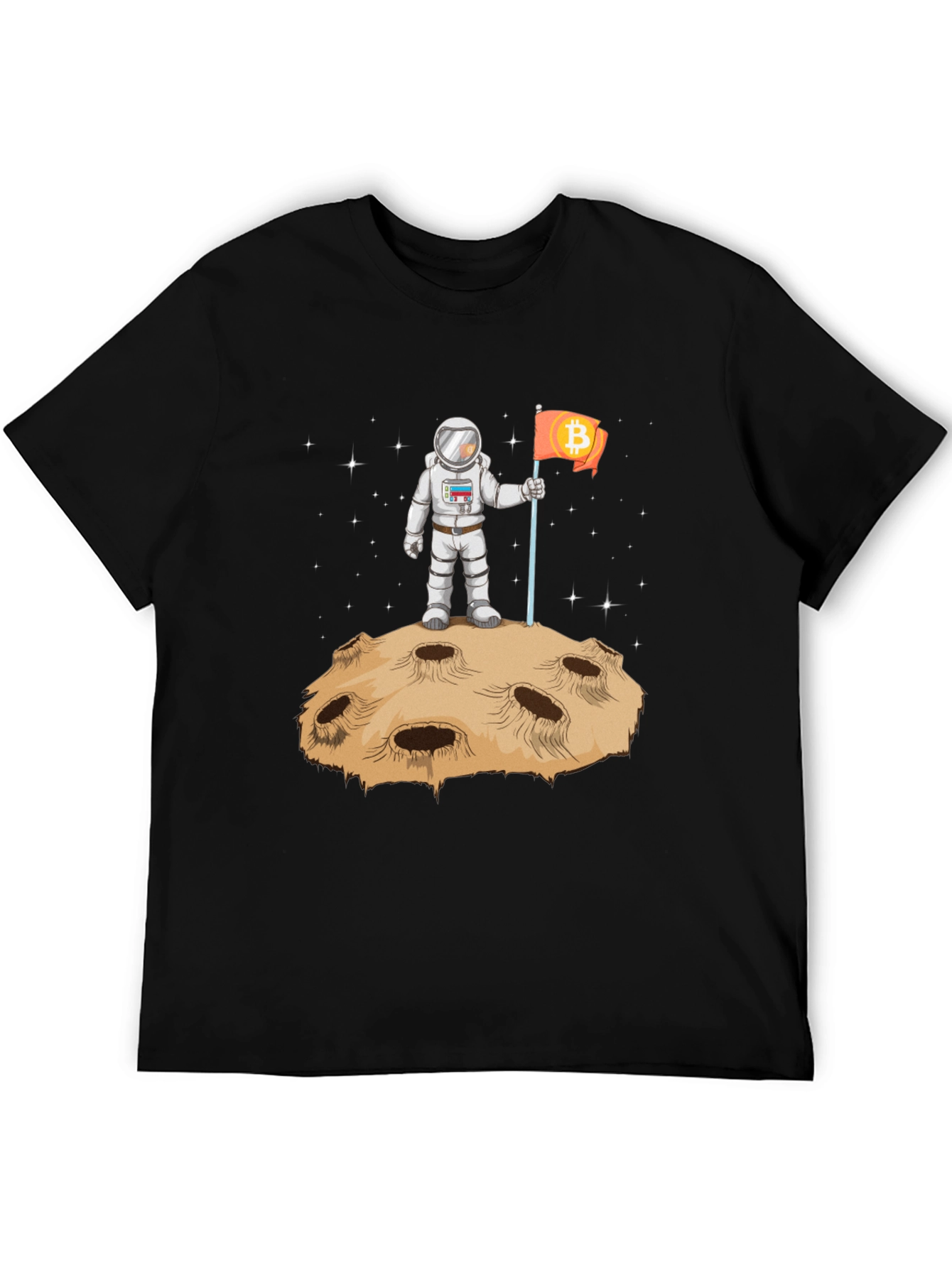 Bitcoin to the Moon T-Shirt - Astronaut Design