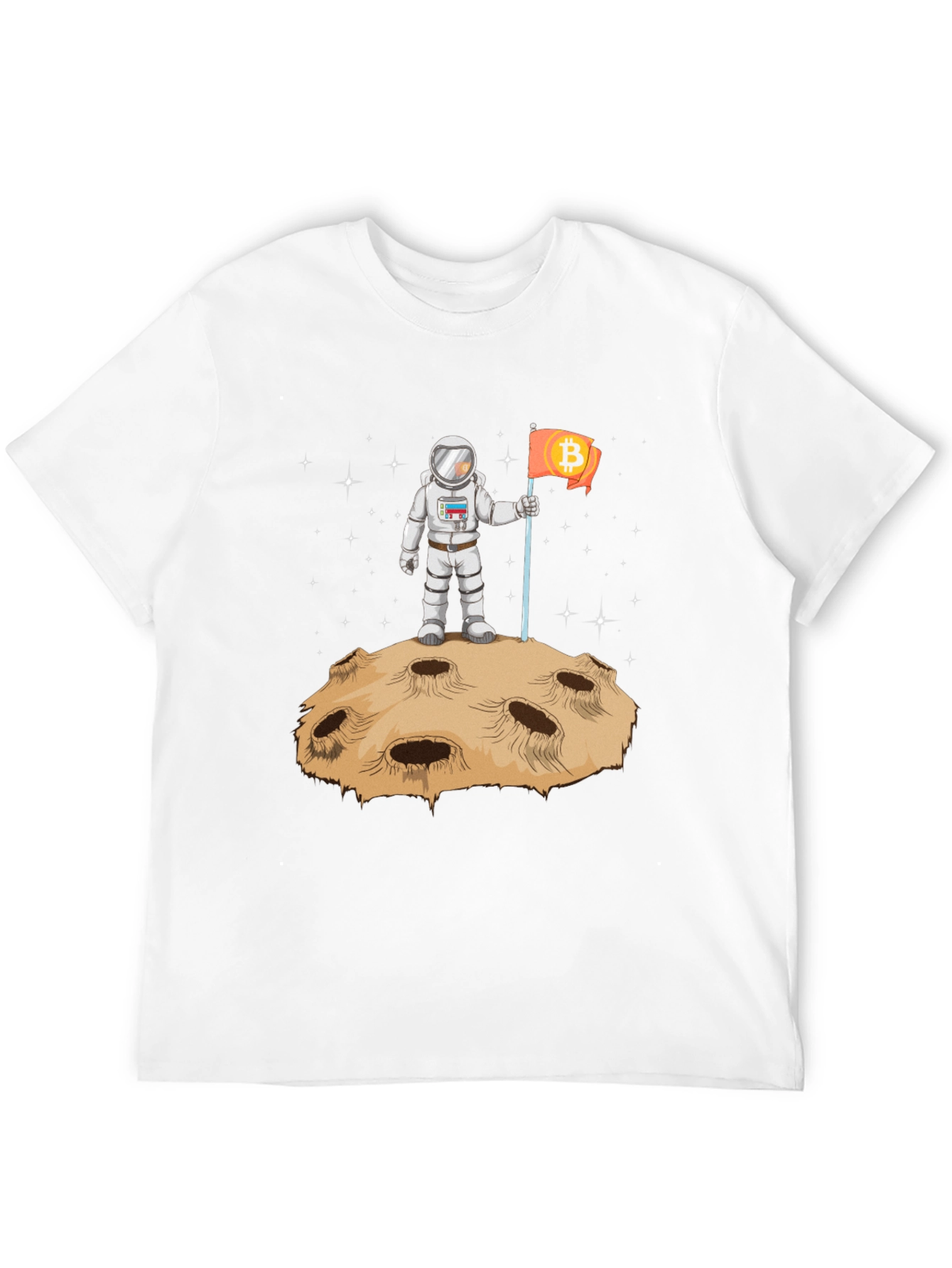Bitcoin to the Moon T-Shirt - Astronaut Design